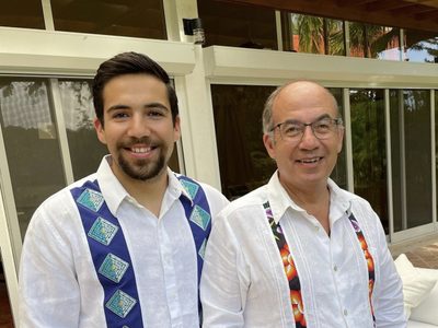Tunden en redes al hijo de Felipe Calderón por este mensaje que le dedicó a su padre