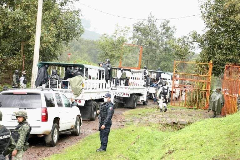 Detenidos en la comunidad Tiamba, Uruapan