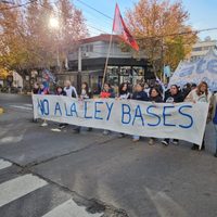 En contra de la Ley Bases, organizaciones sociales se movilizaron en Neuquén