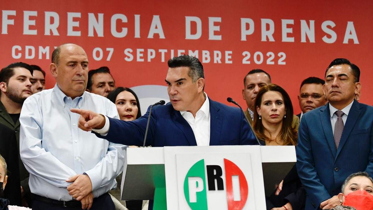 El dirigente nacional del PRI, Alejandro “Alito” Moreno Cárdenas
