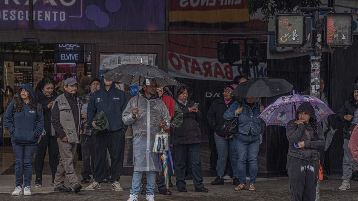 Lluvias en la mayor parte del país