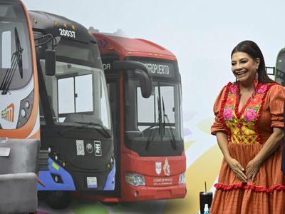 Brugada presume obras de transporte rumbo al Mundial; prevé concluir en mayo