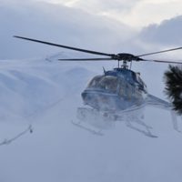 Asistieron por aire a crianceros varados por la nieve en parajes cercanos a El Cholar