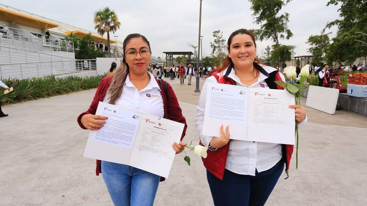 Entregan nombramientos a 3 mil maestros tamaulipecos