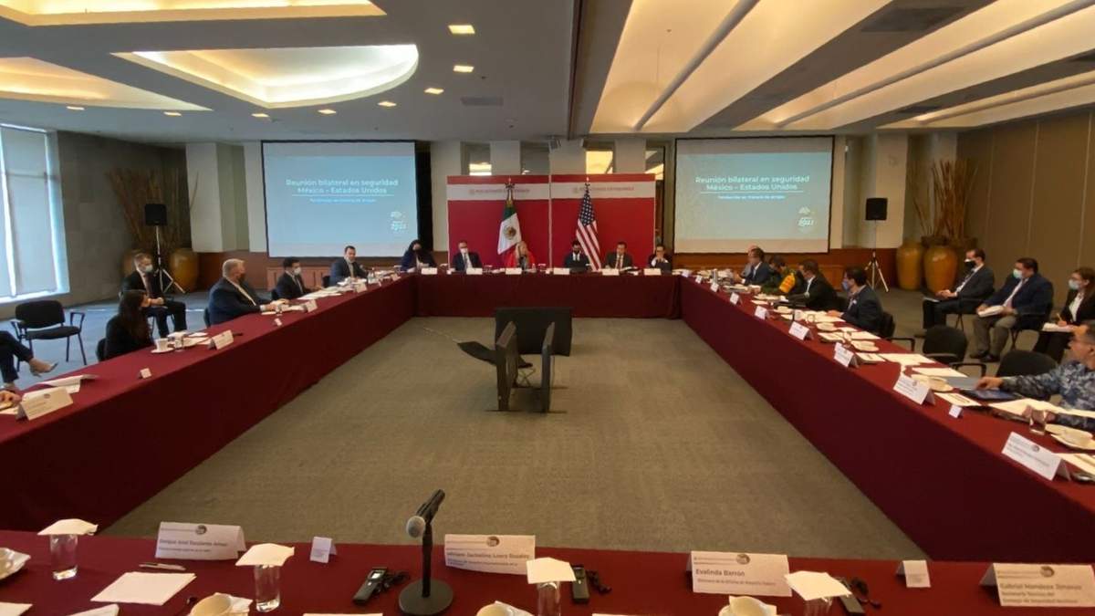 Reunión entre autoridades de México y Estados Unidos
