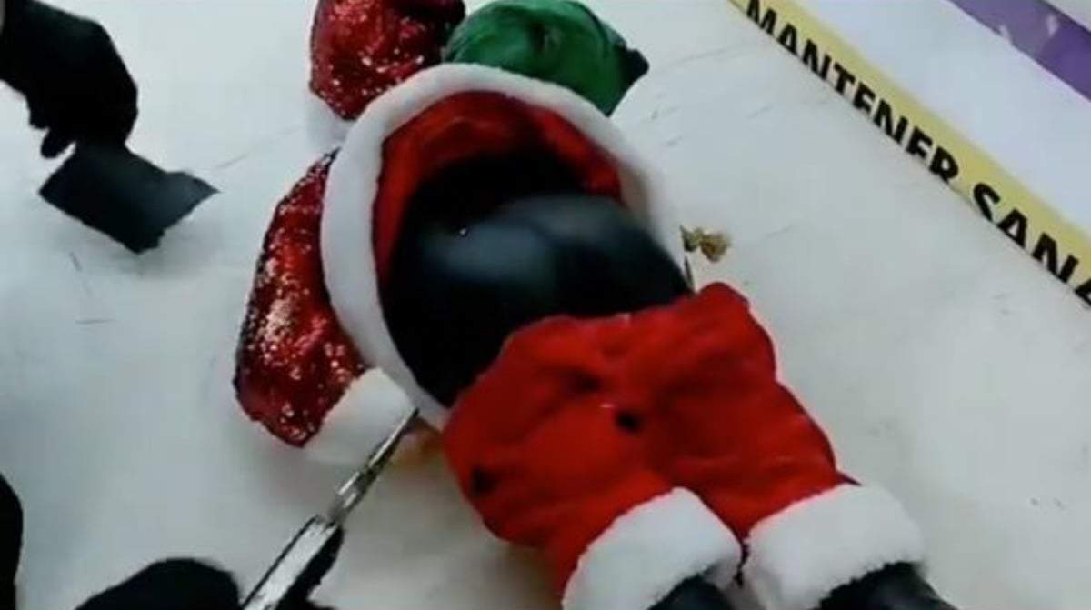 Santa Claus con droga
