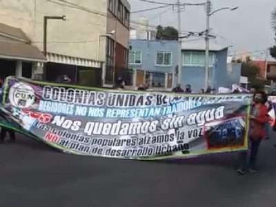 Protestas contra Plan de Desarrollo Municipal opacan informe de alcaldesa de Naucalpan
