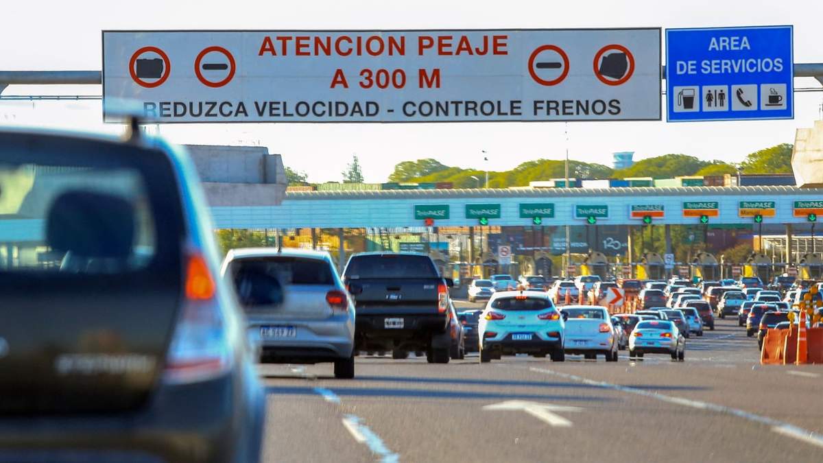 Los peajes acumulan subas de hasta el 130% en lo que va del año. Fuente:(X)