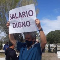 Jornada de paro, cortes y protestas en Río Negro
