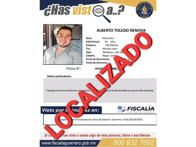 Hallan golpeado a hijo de periodista de Taxco que fue privado de su libertad