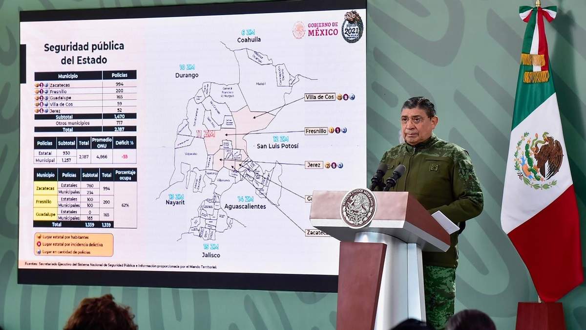 Sandoval. Presentación del operativo "Zacatecas II"