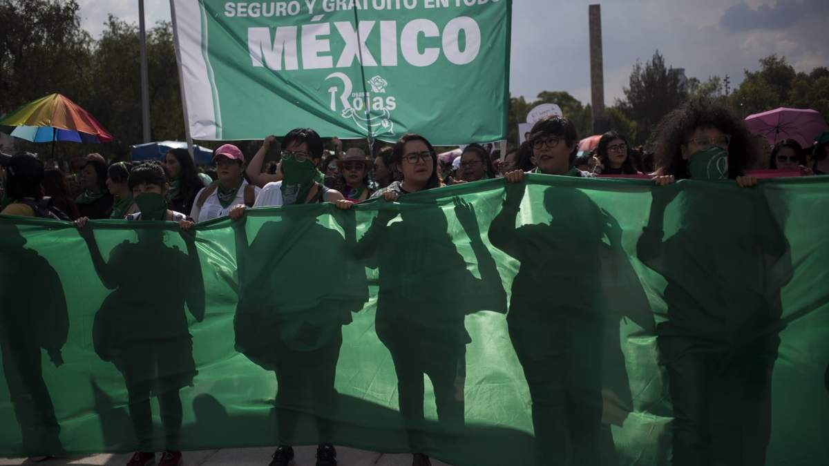 Marcha en favor del aborto