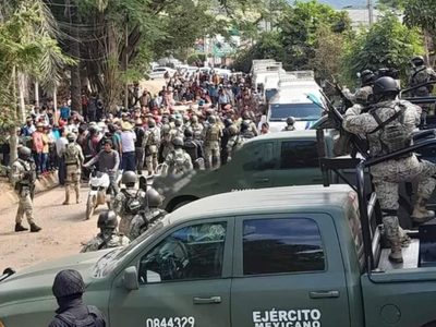 Pobladores de Chiapas denuncian que el CNJG los obliga a pedir la salida del Ejército de la entidad