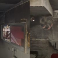 Se incendió un carrito de comidas de Vista Alegre por un accidente con el aceite sobrecalentado