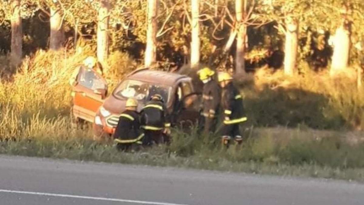 Accidente ruta 7. Fuente: (Twitter)