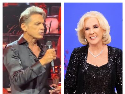 Luis Miguel bajó del escenario para besar a la periodista argentina, Mirtha Legrand (Video)