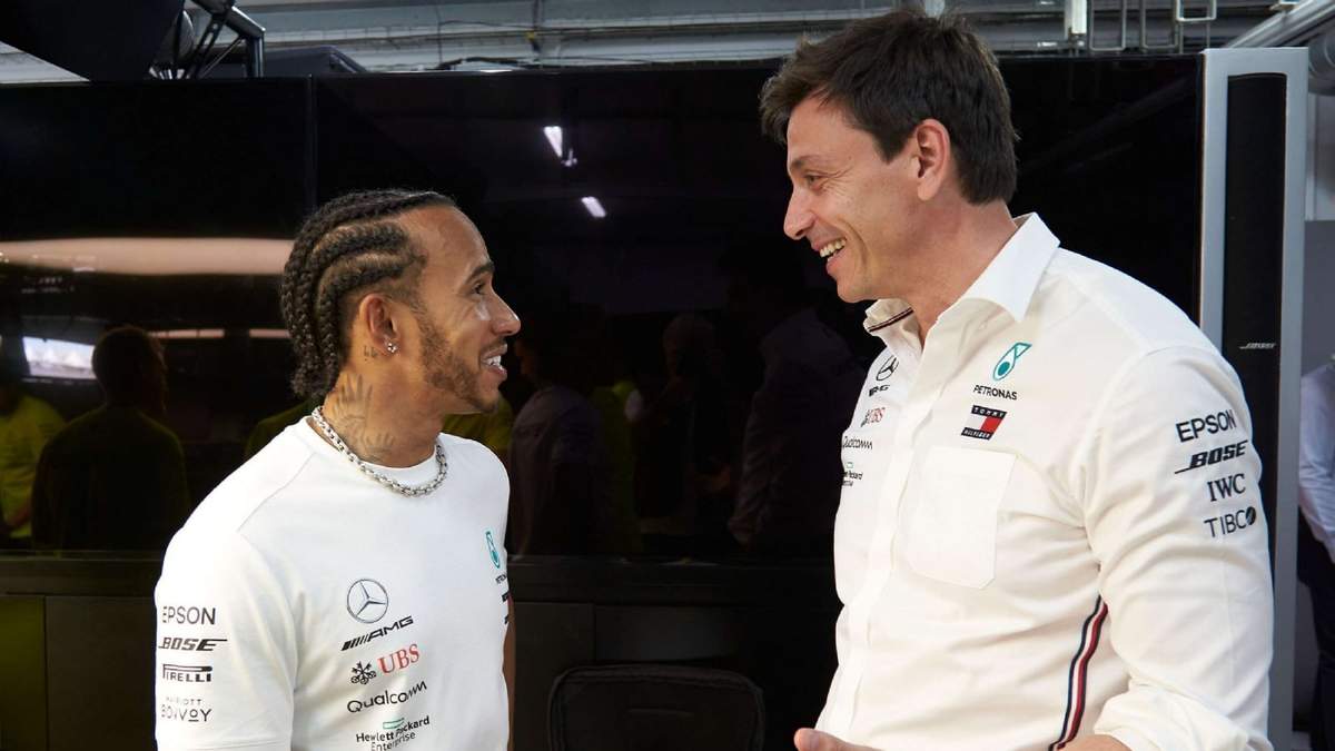 Hamilton y Wolff. Fuente: (Instagram)