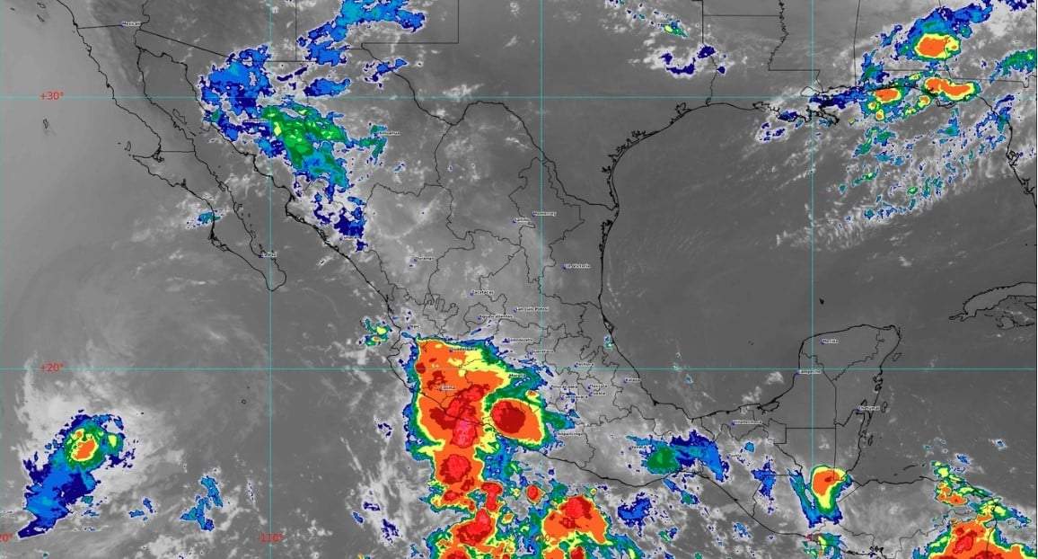 Las precipitaciones para este lunes
