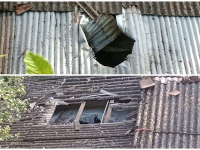 En Papantla, tres adultos y un menor resultaron heridos en un ataque con explosivos desde un dron