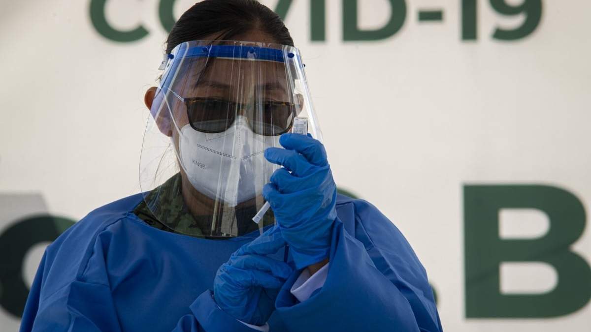 Aplicación de la vacuna contra el coronavirus en Querétaro