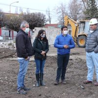 Zapala: importantes avances en la obra de prolongación de calle Uriburu
