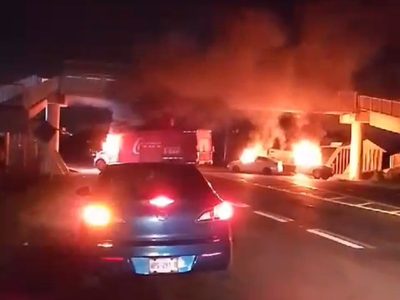 Crimen organizado desata ola de violencia y quema de autos en Villahermosa