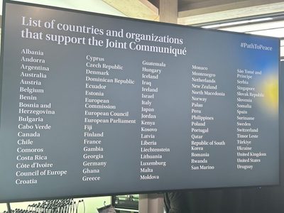 México, entre los países que se abstienen de firmar la declaración final de la Cumbre sobre Ucrania