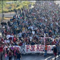 Sigue su recorrido por México la caravana migrante “Éxodo de la Pobreza”