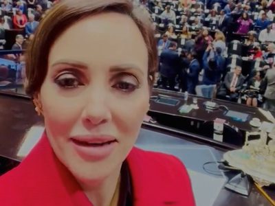 "Aquí me van a poner la banda presidencial": Lilly Téllez augura "berrinche" de AMLO y Sheinbaum
