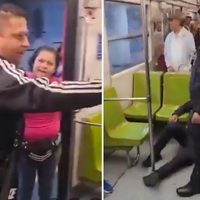 Agreden a policías en la Línea 8 del Metro; detienen a tres (Video)