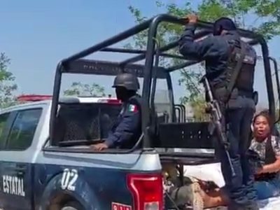 La Marina y la Guardia Nacional desalojan a indígenas opositores al Corredor Interoceánico (Videos)