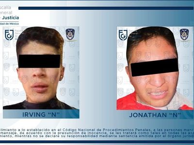 Detienen en flagrancia a dos presuntos extorsionadores de transportistas