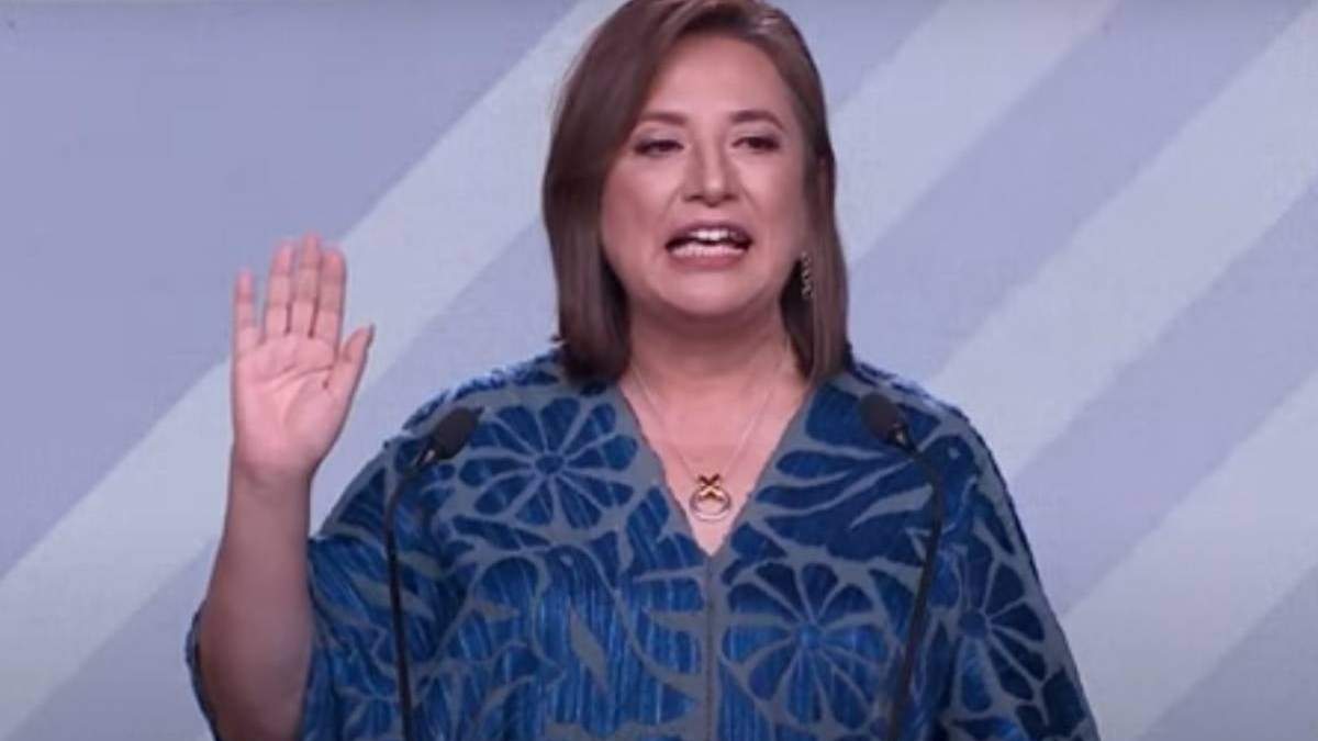 La candidata presidencial de la oposición, Xóchitl Gálvez