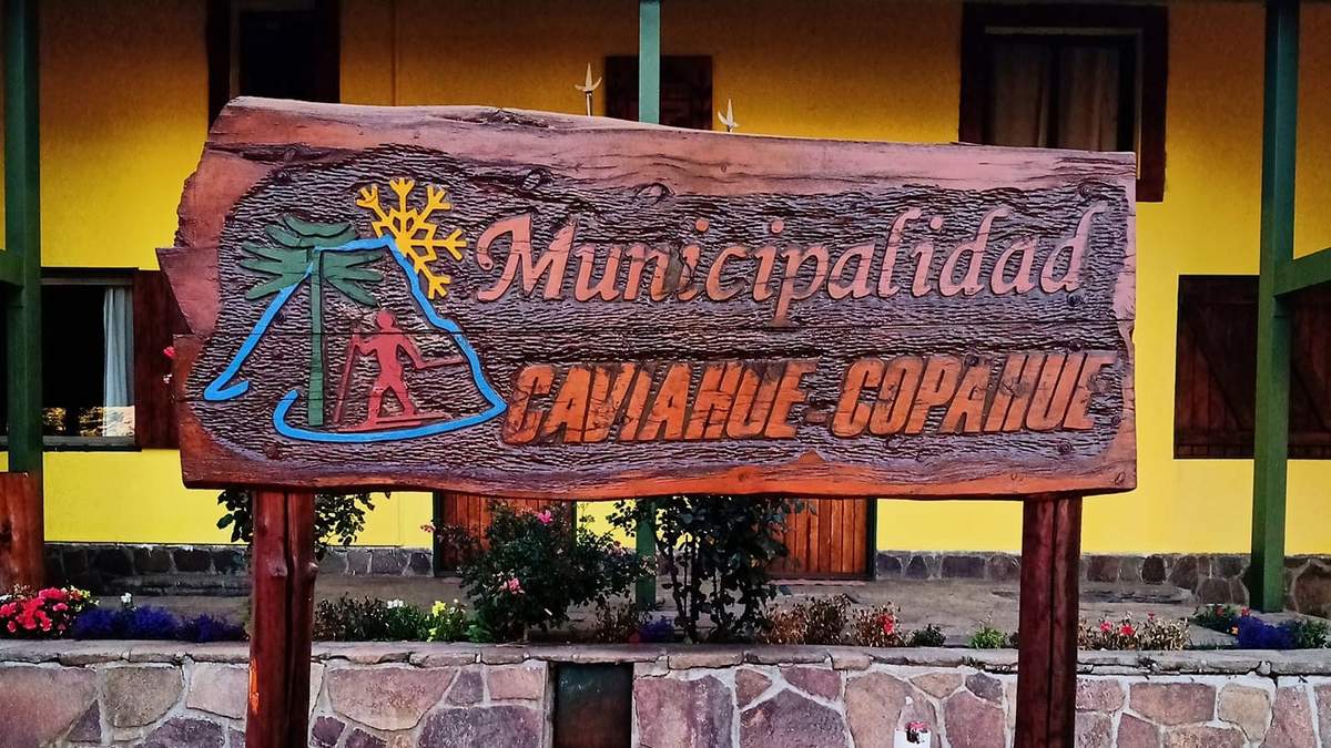 Municipalidad Caviahue-Copahue. Fuente: (Twitter)