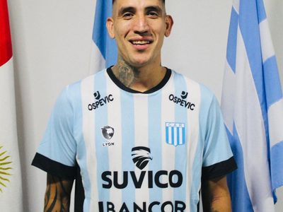 Racing de Córdoba presentó oficialmente a Ricardo Centurión