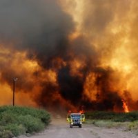 Imágenes impactantes: las llamas no dan tregua en las Sierras de Córdoba