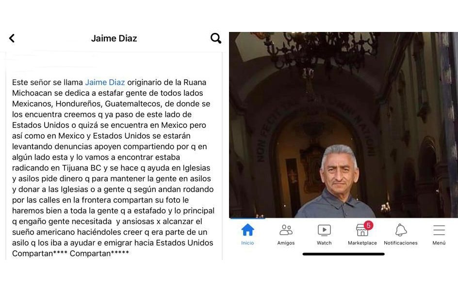 200 migrantes -Jaime Diaz-Facebook
