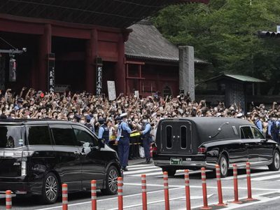 Japón da el último adiós a su exprimer ministro Shinzo Abe