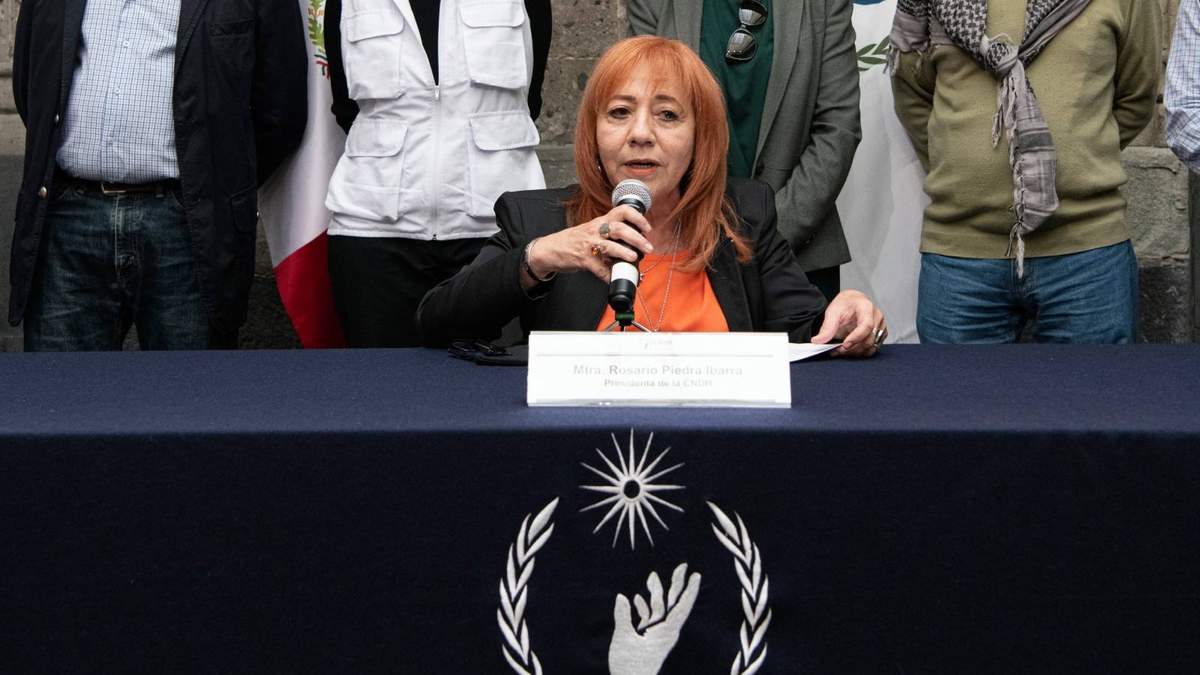Rosario Piedra Ibarra, presidenta de la CNDH