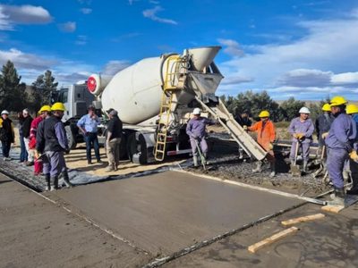 Comenzó la construcción del CPEM 109 que el gobierno creó este año en la localidad de Chorriaca