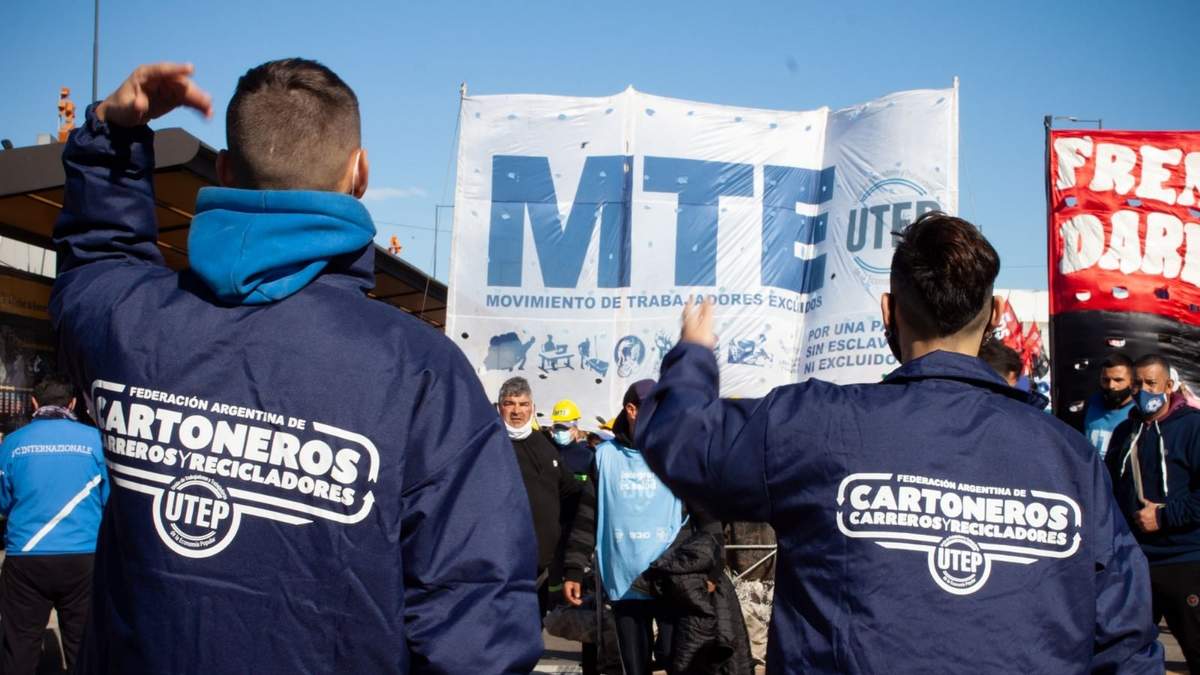 Una manifestación de la UTEP. Fuente: (Twitter)