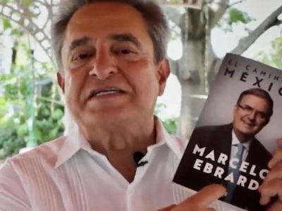Pío López Obrador se suma a la campaña de Ebrard: "con Marcelo vamos a volver a ganar"