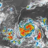 "Franklin" golperará Veracruz como huracán: CNH