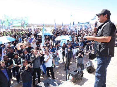 Rucci encabezó una multitudinaria asamblea petrolera y advirtió sobre la militarización en los yacimientos
