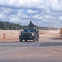 Playa del Carmen: Para extraer caliza, el Ejército invade y dinamita terrenos