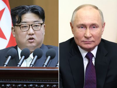 Putin le obsequió un auto de fabricación rusa a Kim Jong Un