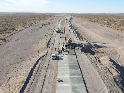 Se reactivó la obra de desvío para el tránsito pesado en Añelo