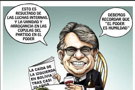 Vista previa de "El mal ejemplo", cartón de José Antonio Rodríguez