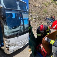 Falleció la ciclista inglesa que fue impactada por un colectivo sobre la Ruta Nacional 40