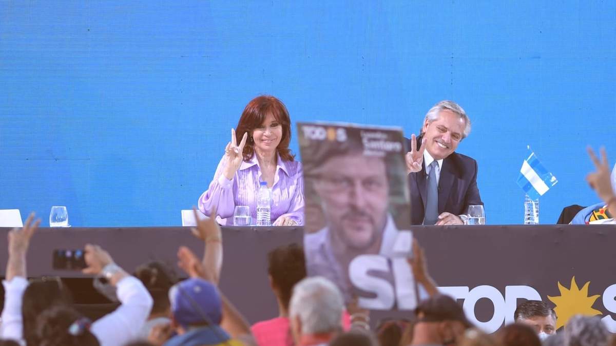 Alberto Fernández y Cristina Fernández de Kirchner. Fuente: (Twitter)